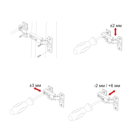 Петля накладная 52гр